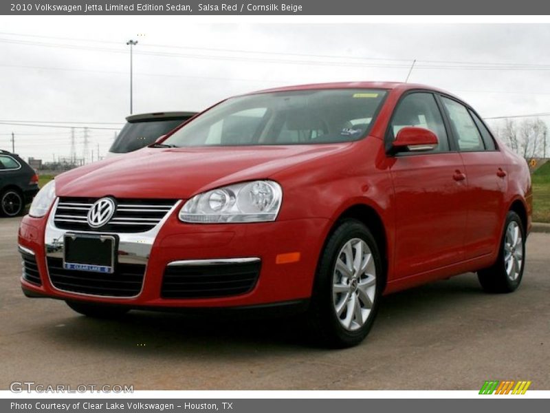 Salsa Red / Cornsilk Beige 2010 Volkswagen Jetta Limited Edition Sedan
