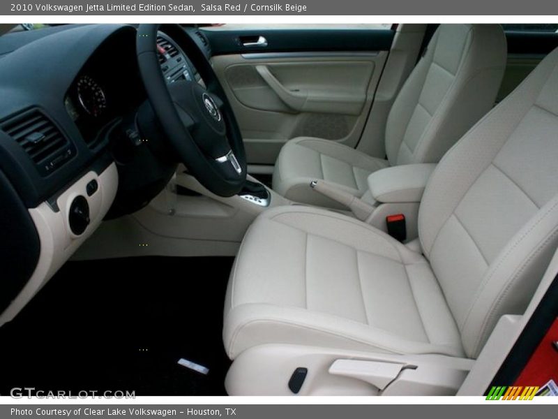 Salsa Red / Cornsilk Beige 2010 Volkswagen Jetta Limited Edition Sedan