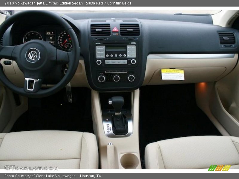 Salsa Red / Cornsilk Beige 2010 Volkswagen Jetta Limited Edition Sedan