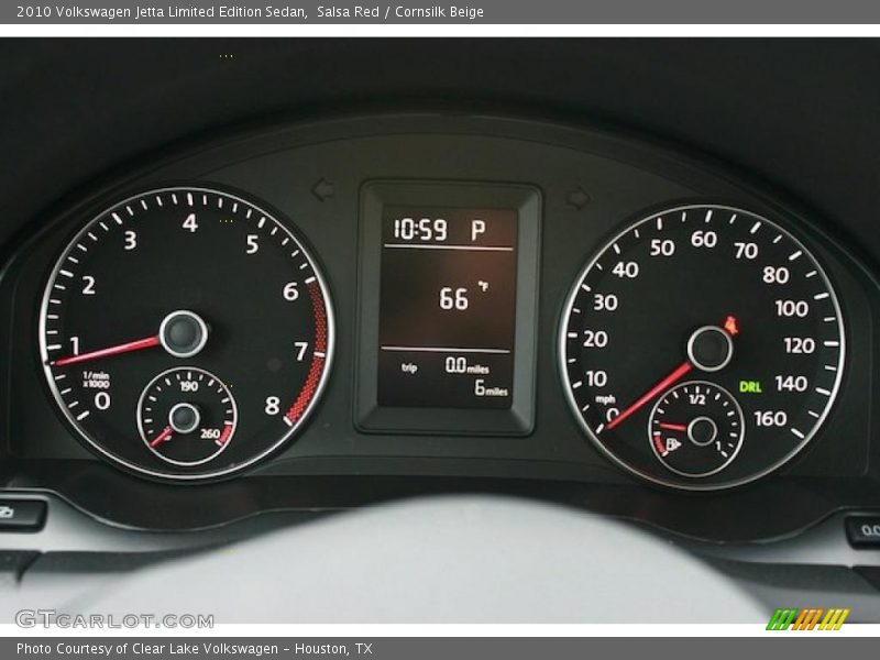 Salsa Red / Cornsilk Beige 2010 Volkswagen Jetta Limited Edition Sedan