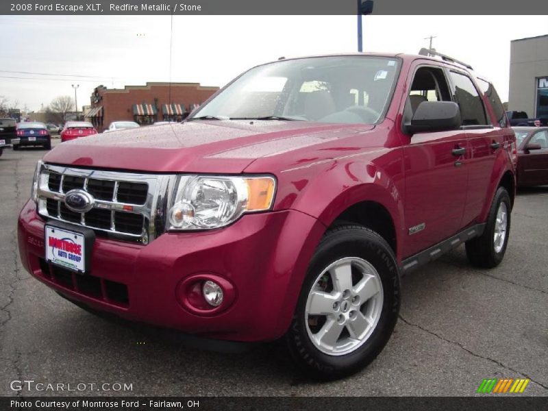 Redfire Metallic / Stone 2008 Ford Escape XLT