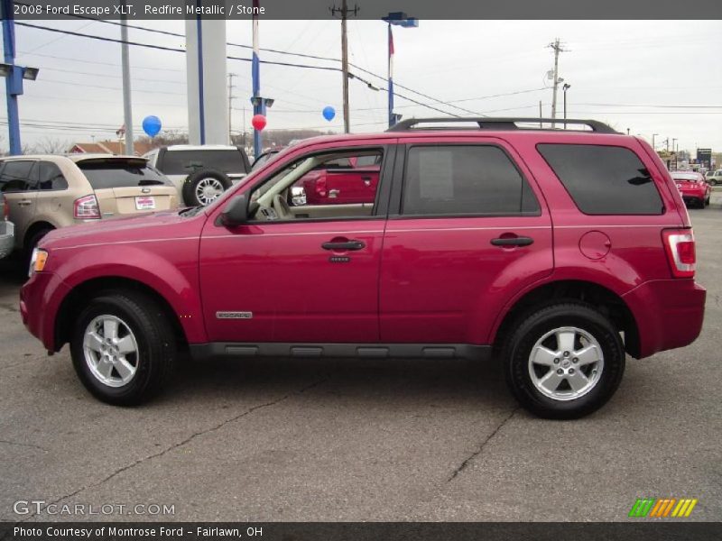 Redfire Metallic / Stone 2008 Ford Escape XLT