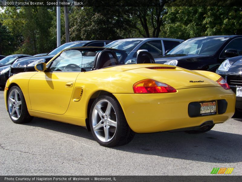 Speed Yellow / Black 2000 Porsche Boxster