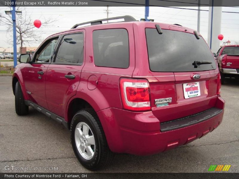Redfire Metallic / Stone 2008 Ford Escape XLT