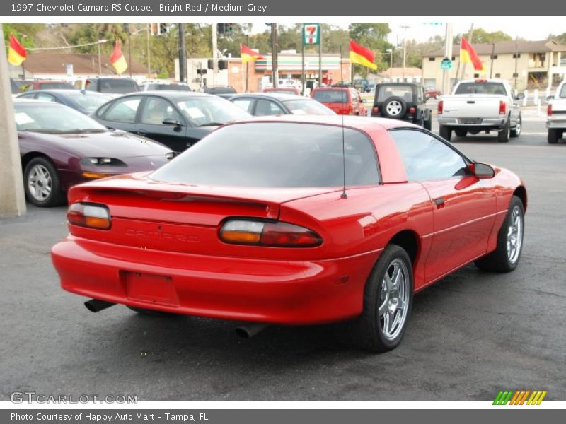 Bright Red / Medium Grey 1997 Chevrolet Camaro RS Coupe