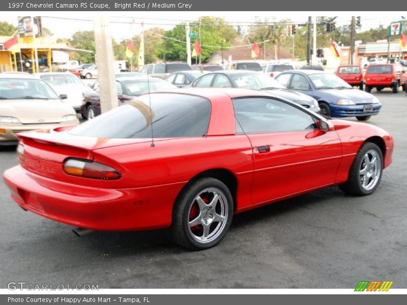 Bright Red / Medium Grey 1997 Chevrolet Camaro RS Coupe