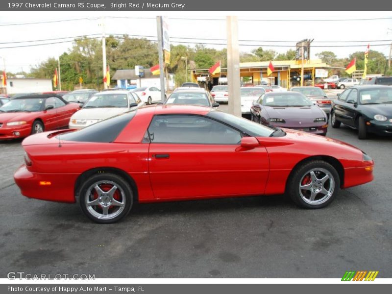 Bright Red / Medium Grey 1997 Chevrolet Camaro RS Coupe