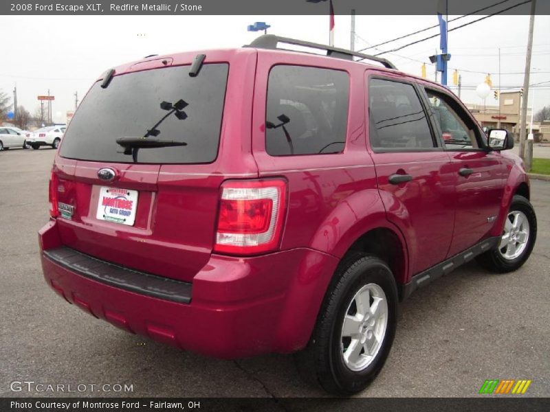 Redfire Metallic / Stone 2008 Ford Escape XLT