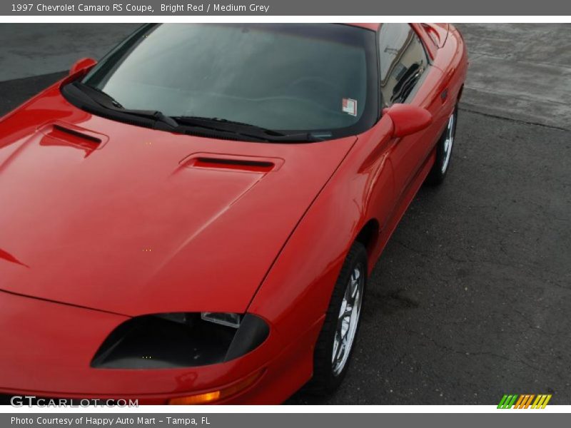 Bright Red / Medium Grey 1997 Chevrolet Camaro RS Coupe