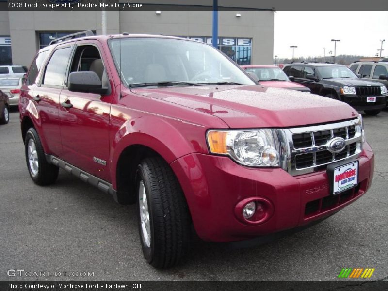 Redfire Metallic / Stone 2008 Ford Escape XLT