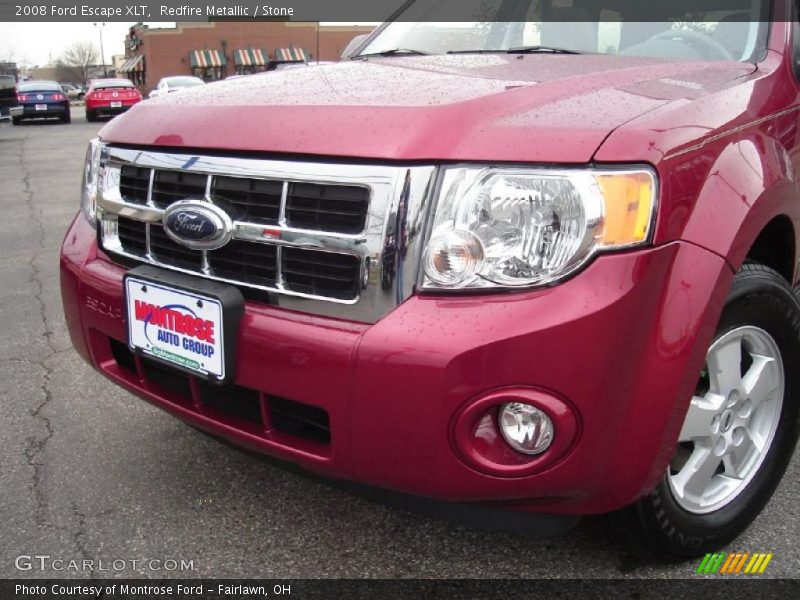 Redfire Metallic / Stone 2008 Ford Escape XLT