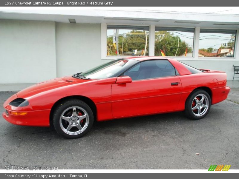 Bright Red / Medium Grey 1997 Chevrolet Camaro RS Coupe