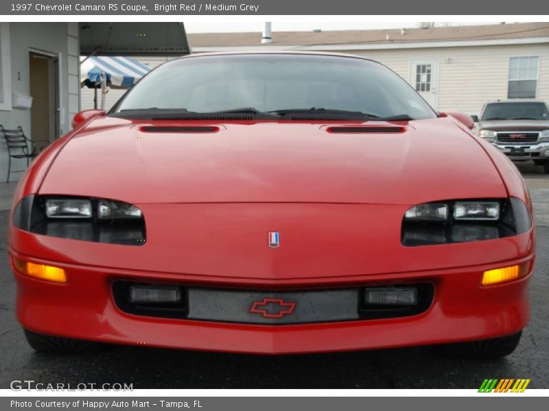 Bright Red / Medium Grey 1997 Chevrolet Camaro RS Coupe