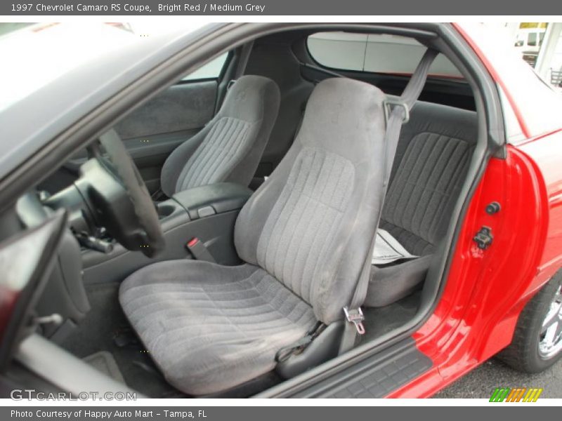 Bright Red / Medium Grey 1997 Chevrolet Camaro RS Coupe