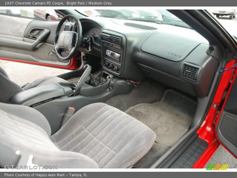 Bright Red / Medium Grey 1997 Chevrolet Camaro RS Coupe