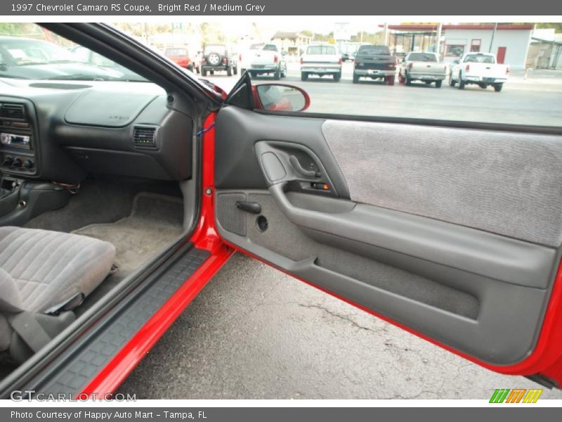 Bright Red / Medium Grey 1997 Chevrolet Camaro RS Coupe