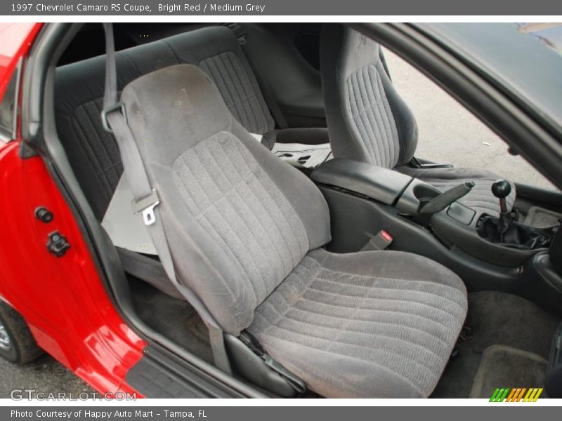 Bright Red / Medium Grey 1997 Chevrolet Camaro RS Coupe