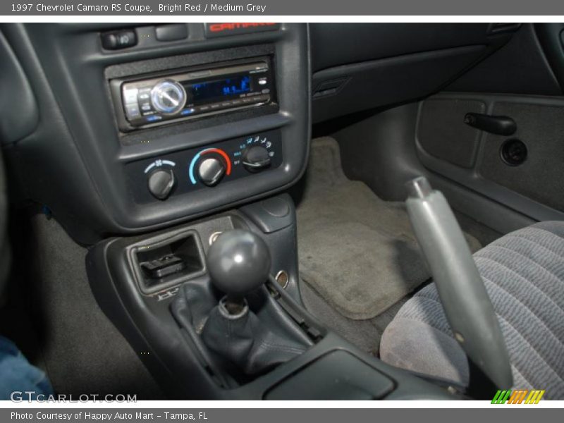 Bright Red / Medium Grey 1997 Chevrolet Camaro RS Coupe