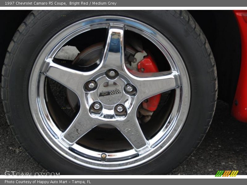 Bright Red / Medium Grey 1997 Chevrolet Camaro RS Coupe