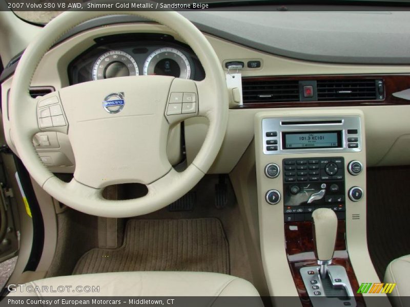 Shimmer Gold Metallic / Sandstone Beige 2007 Volvo S80 V8 AWD