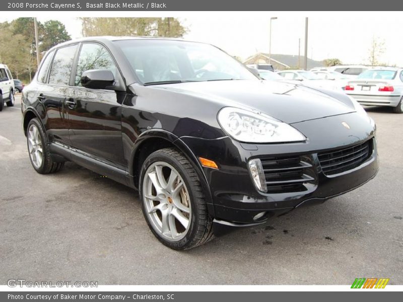 Basalt Black Metallic / Black 2008 Porsche Cayenne S