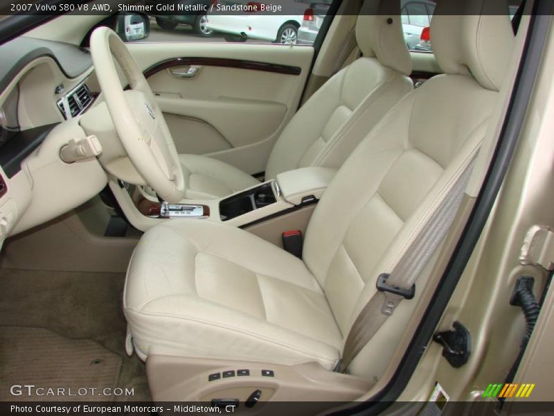 Shimmer Gold Metallic / Sandstone Beige 2007 Volvo S80 V8 AWD