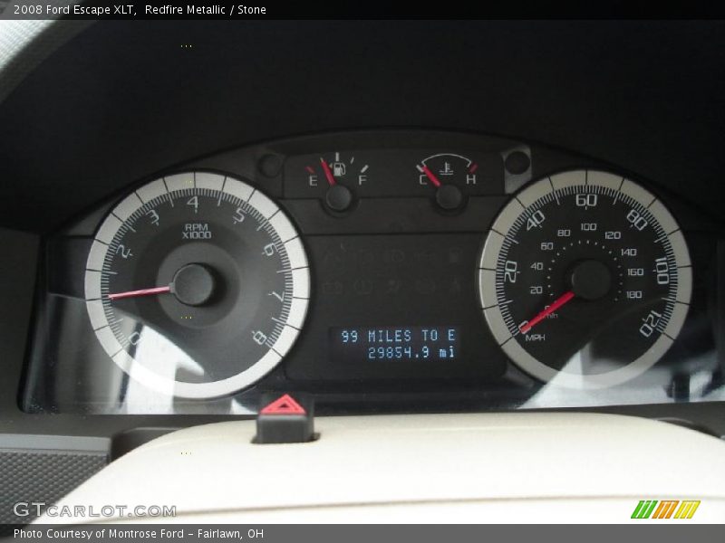 Redfire Metallic / Stone 2008 Ford Escape XLT