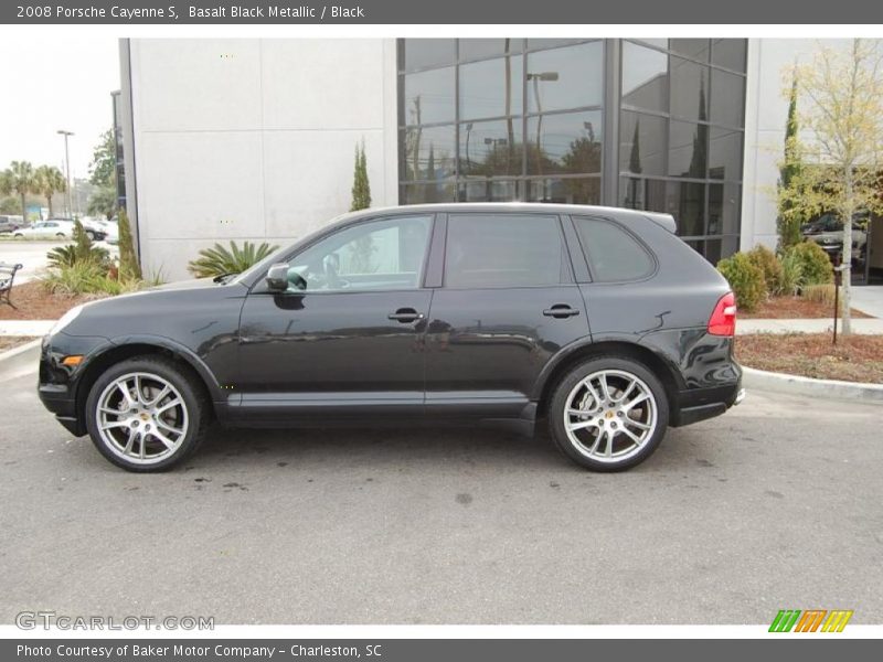 Basalt Black Metallic / Black 2008 Porsche Cayenne S