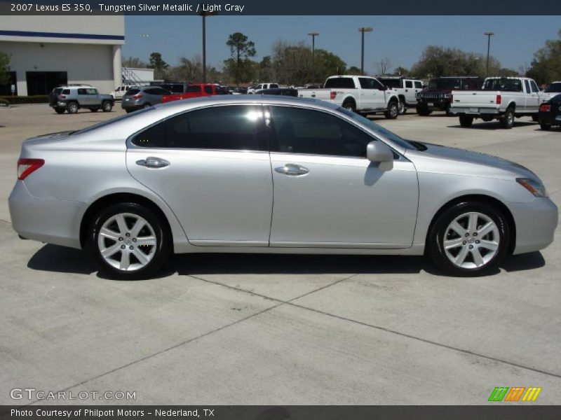 Tungsten Silver Metallic / Light Gray 2007 Lexus ES 350