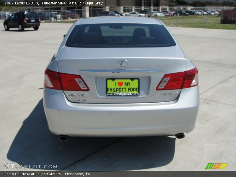 Tungsten Silver Metallic / Light Gray 2007 Lexus ES 350