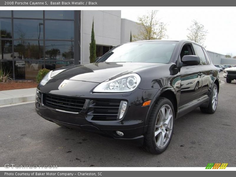 Basalt Black Metallic / Black 2008 Porsche Cayenne S