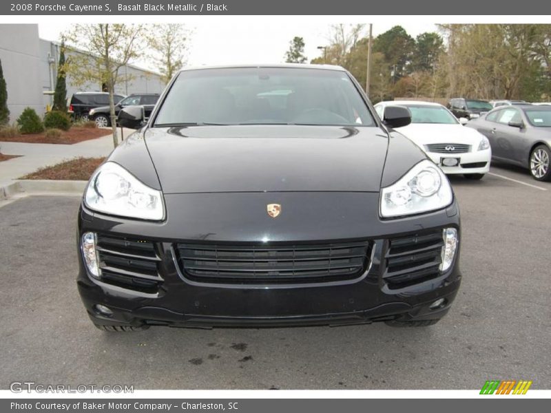 Basalt Black Metallic / Black 2008 Porsche Cayenne S