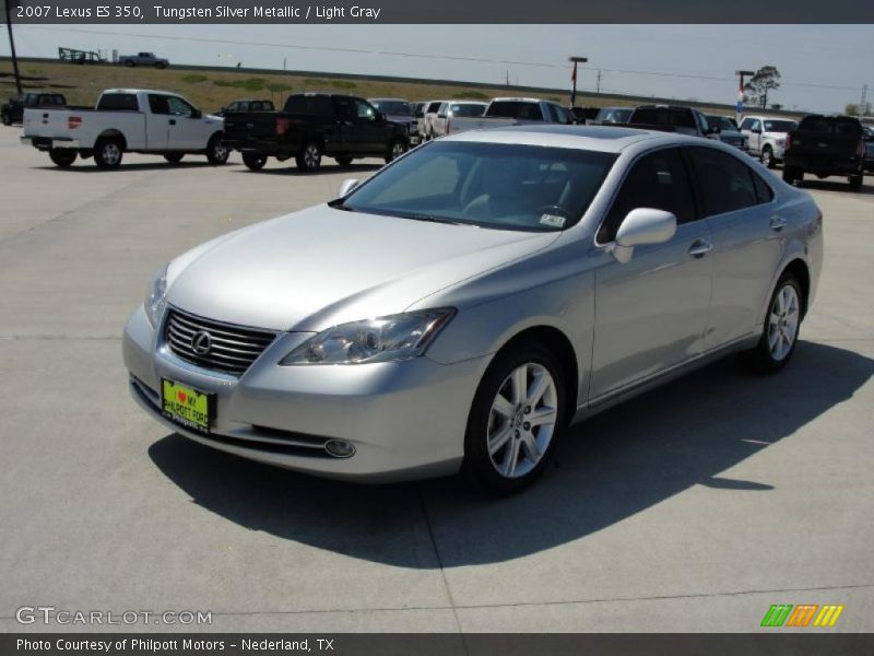 Tungsten Silver Metallic / Light Gray 2007 Lexus ES 350
