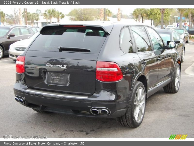 Basalt Black Metallic / Black 2008 Porsche Cayenne S