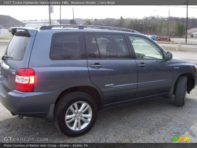 Bluestone Metallic / Ivory Beige 2007 Toyota Highlander Hybrid Limited 4WD