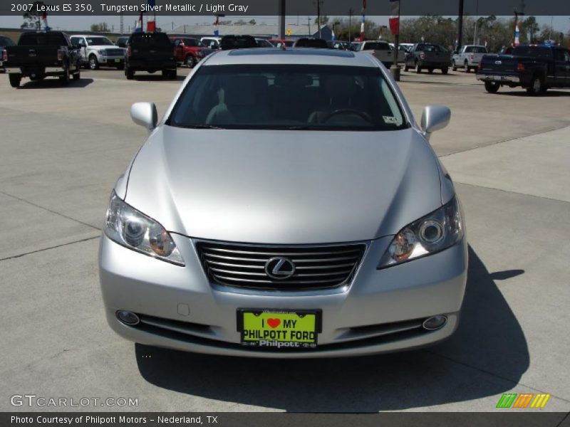 Tungsten Silver Metallic / Light Gray 2007 Lexus ES 350
