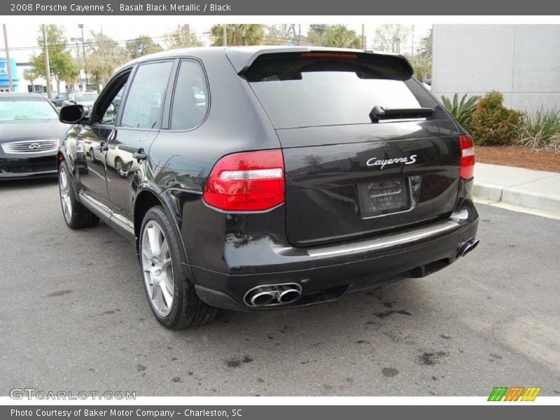 Basalt Black Metallic / Black 2008 Porsche Cayenne S