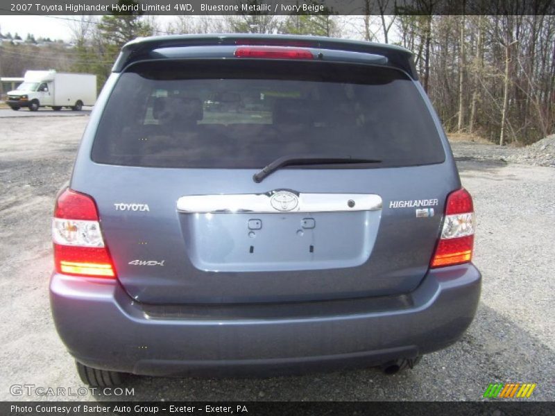 Bluestone Metallic / Ivory Beige 2007 Toyota Highlander Hybrid Limited 4WD