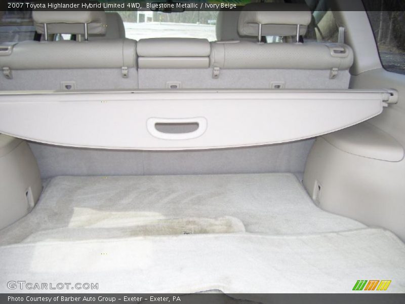 Bluestone Metallic / Ivory Beige 2007 Toyota Highlander Hybrid Limited 4WD