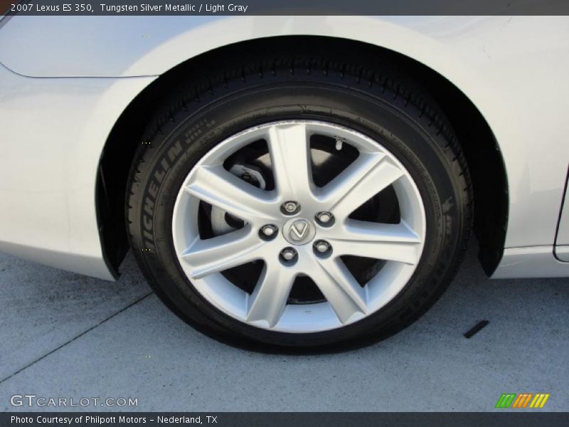 Tungsten Silver Metallic / Light Gray 2007 Lexus ES 350