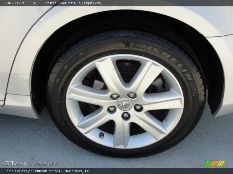 Tungsten Silver Metallic / Light Gray 2007 Lexus ES 350