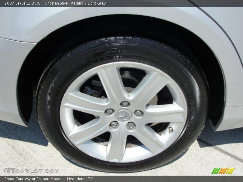 Tungsten Silver Metallic / Light Gray 2007 Lexus ES 350