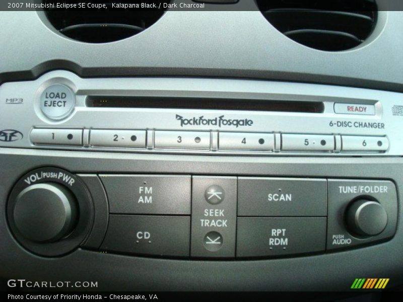Kalapana Black / Dark Charcoal 2007 Mitsubishi Eclipse SE Coupe