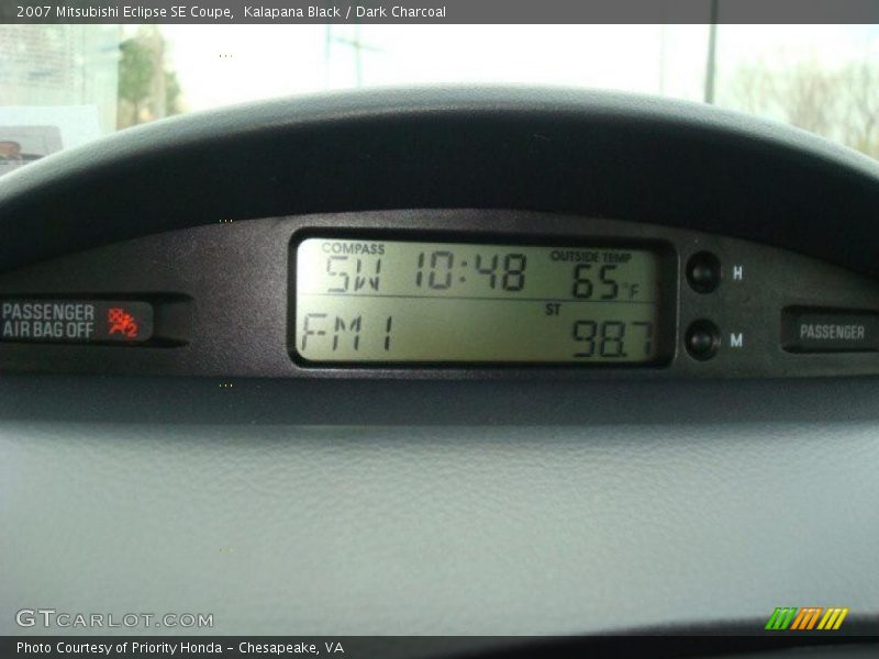 Kalapana Black / Dark Charcoal 2007 Mitsubishi Eclipse SE Coupe