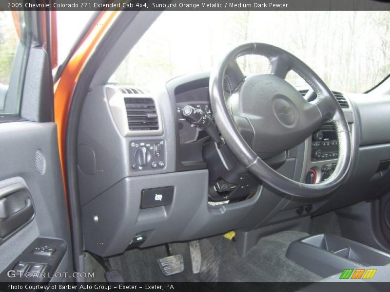 Sunburst Orange Metallic / Medium Dark Pewter 2005 Chevrolet Colorado Z71 Extended Cab 4x4
