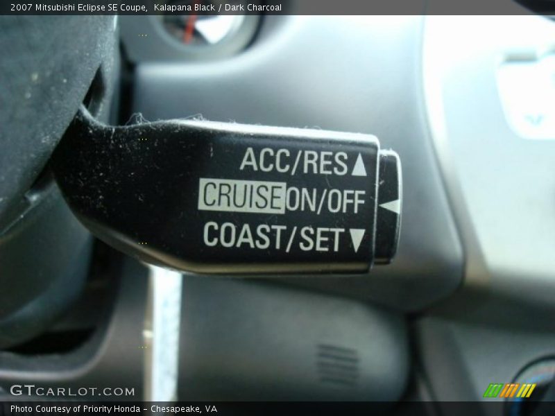 Kalapana Black / Dark Charcoal 2007 Mitsubishi Eclipse SE Coupe