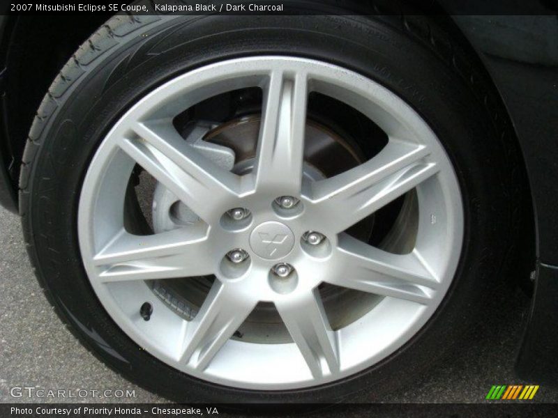 Kalapana Black / Dark Charcoal 2007 Mitsubishi Eclipse SE Coupe