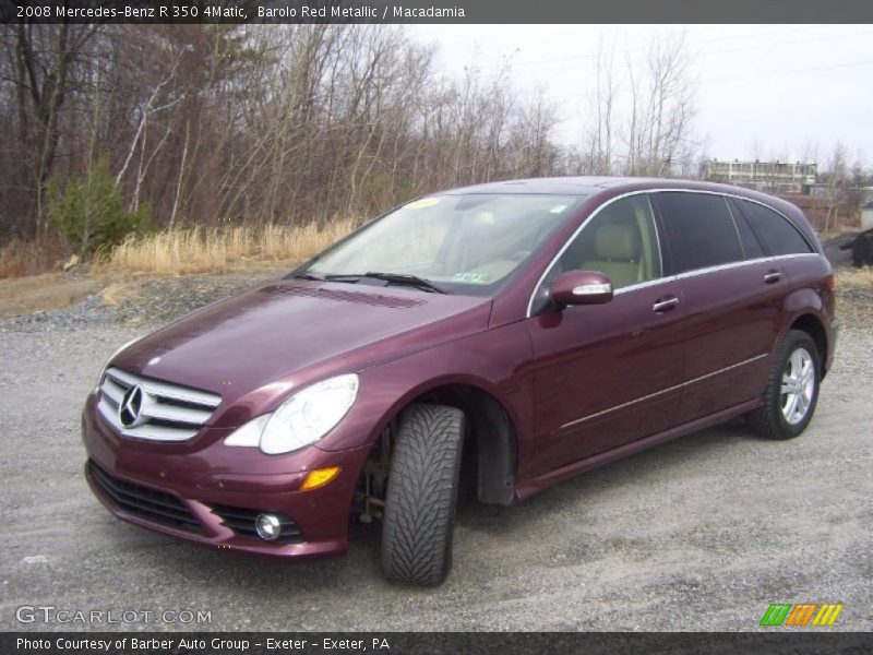 Barolo Red Metallic / Macadamia 2008 Mercedes-Benz R 350 4Matic