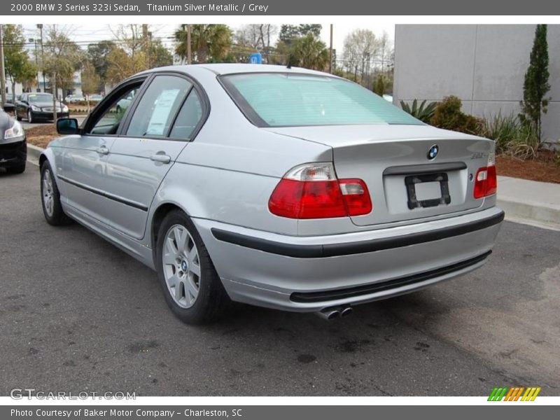 Titanium Silver Metallic / Grey 2000 BMW 3 Series 323i Sedan