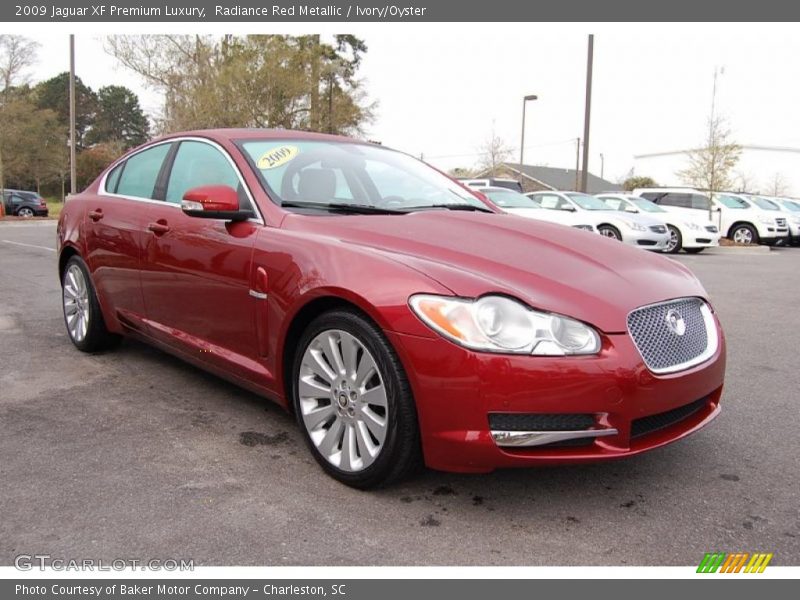 Radiance Red Metallic / Ivory/Oyster 2009 Jaguar XF Premium Luxury